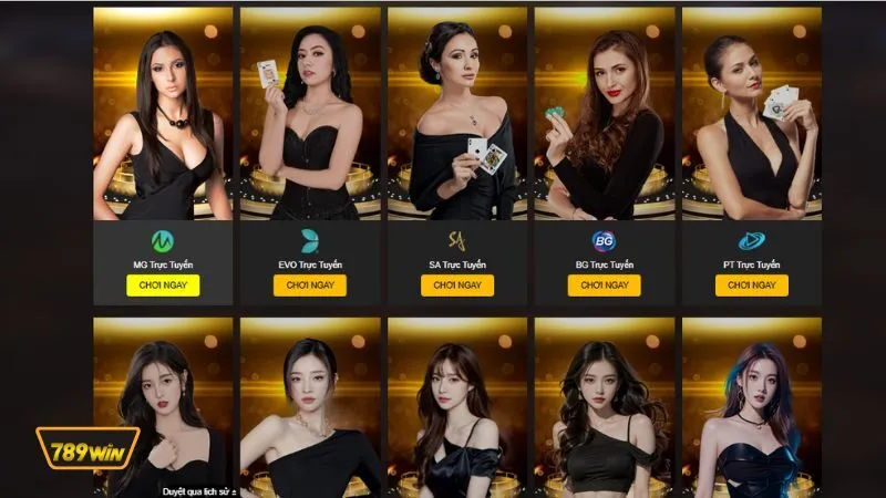 Live Casino đặc sắc tại 789Win